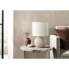 Table Lamp, 16''H, Ivory Concrete, Ivory / Cream Shade, Contemporary, Modern - Monarch