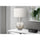 26''H, Table Lamp, Silver Glass, Ivory / Cream Shade, Contemporary, Modern - Monarch