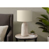 Lighting, 27''H, Table Lamp, Beige Ceramic, Beige Shade, Contemporary, Modern - Monarch