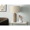 Lighting, 28''H, Table Lamp, Brown Resin, Beige Shade, Contemporary, Modern - Monarch