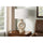 Lighting, 28''H, Table Lamp, Beige Resin, Ivory / Cream Shade, Contemporary - Monarch