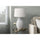 Lighting, 30''H, Table Lamp, White Ceramic, Ivory / Cream Shade, Transitional - Monarch