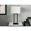 Lighting, Table Lamp, Usb Port Included, 28''H, Black Metal, Ivory / Cream Shade - Monarch