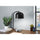 Lighting, 18''H, Table Lamp, Black Metal, Silver Metal, Contemporary - Monarch