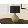 Lighting, 25''H, Table Lamp, Black Shade, Brown Resin, Contemporary - Monarch