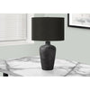 Lighting, Table Lamp, 24''H, Black Ceramic, Black Shade, Contemporary - Monarch