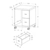Office, File Cabinet, Printer Cart, Rolling File Cabinet, Mobile, Storage - Monarch Specialities