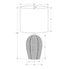 Lighting, 17''H, Table Lamp, Natural Rattan, Beige Shade, Transitional - Monarch