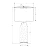 Lighting, 28''H, Table Lamp, Green Glass, Grey Shade, Contemporary, Modern - Monarch
