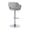 Bar Stool, Swivel, Bar Height, Adjustable, Chrome - Monarch