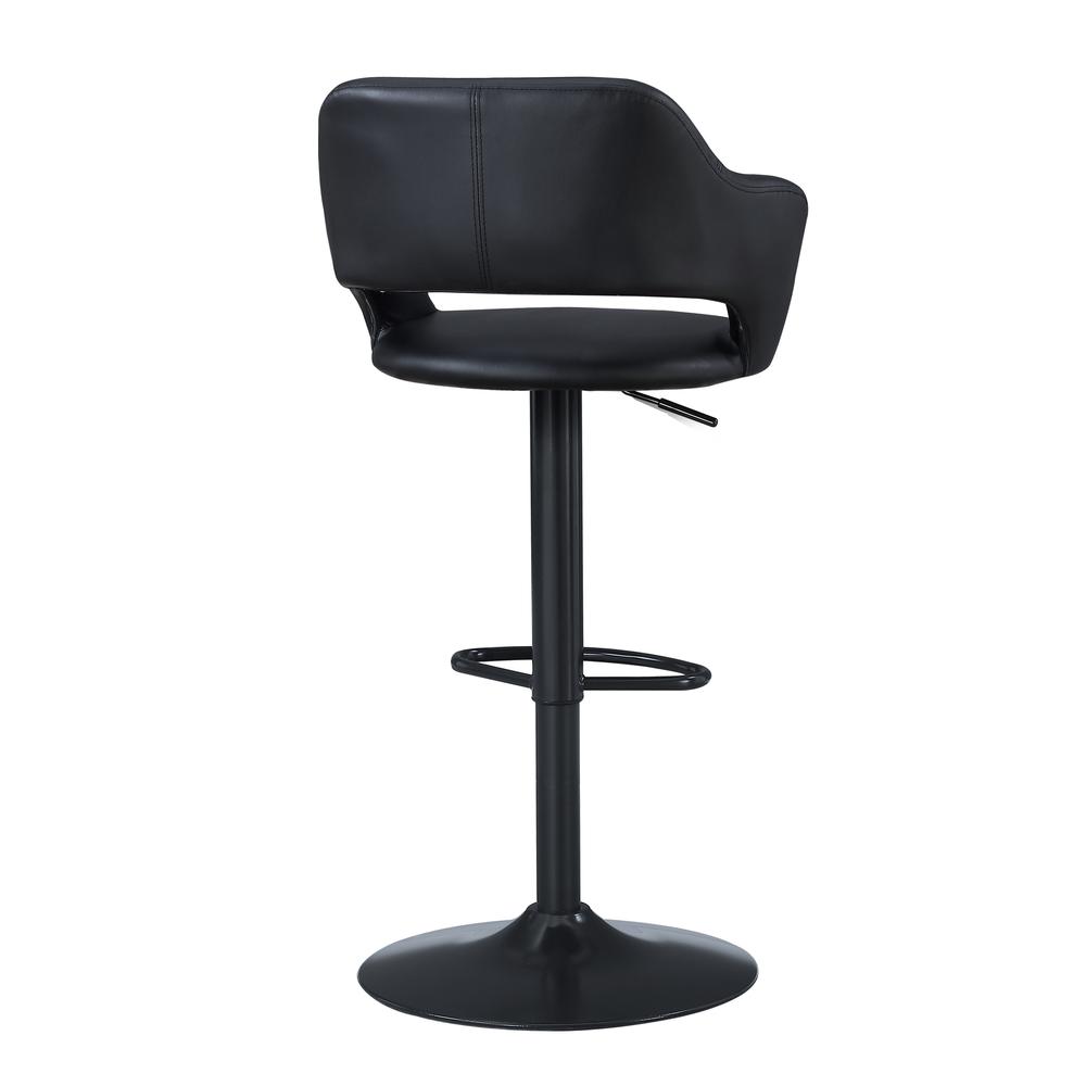 Bar Stool, Swivel, Bar Height, Adjustable, Black - Monarch