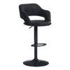Bar Stool, Swivel, Bar Height, Adjustable, Black - Monarch