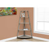 Bookshelf, Bookcase, Etagere, Corner, 4 Tier, 60H, Office, Bedroom - Monarch
