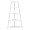 Bookshelf, Bookcase, Etagere, Corner, 4 Tier, 60H, Office, Bedroom - Monarch