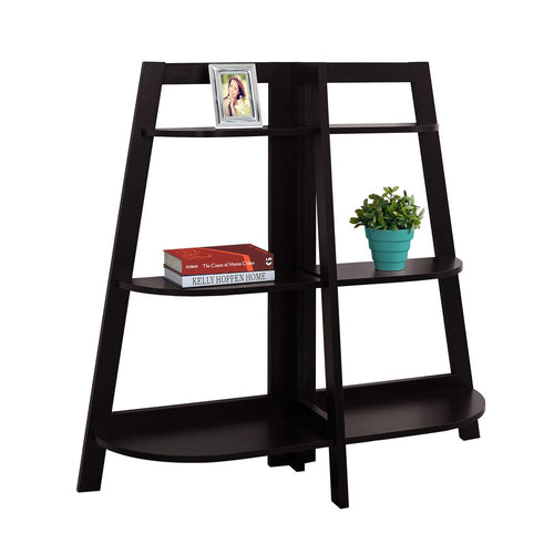 Bookshelf, Bookcase, Etagere, 3 Tier, 48H, Office, Bedroom, Brown Laminate - Monarch Specialties