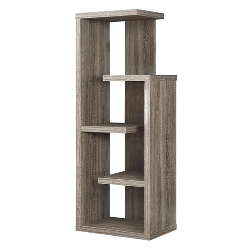 Bookshelf, Bookcase, Etagere, 4 Tier, 48H, Office, Bedroom, Brown Laminate - Monarch