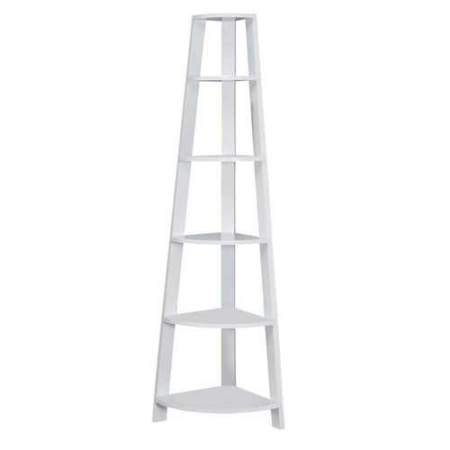 Bookshelf, Bookcase, Etagere, Corner, 5 Tier, 72H, Office, Bedroom - Monarch