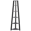 Bookshelf, Bookcase, Etagere, Corner, 5 Tier, 72H, Office, Bedroom - Monarch
