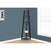 Bookshelf, Bookcase, Etagere, Corner, 5 Tier, 72H, Office, Bedroom - Monarch