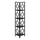 Bookshelf, Bookcase, Etagere, Corner, 4 Tier, 62H, Office, Bedroom - Monarch