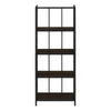 Bookshelf, Bookcase, Etagere, 4 Tier, 62H, Office, Bedroom, Brown Laminate - Monarch