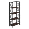 Bookshelf, Bookcase, Etagere, 4 Tier, 62H, Office, Bedroom, Brown Laminate - Monarch
