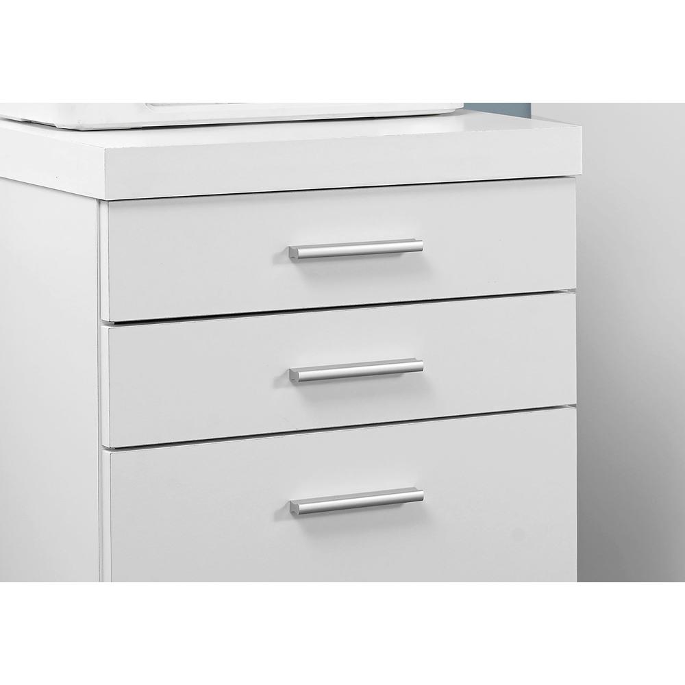 File Cabinet, Rolling Mobile, Storage Drawers, Printer Stand, Office, Work - Monarch