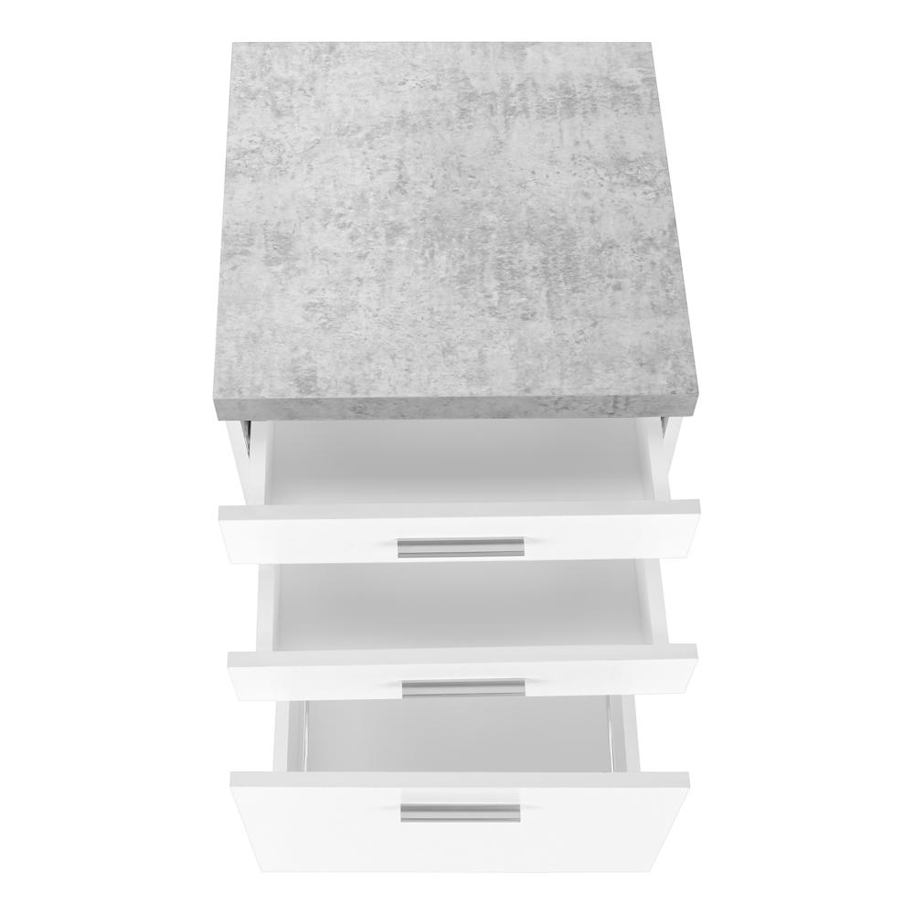 File Cabinet, Rolling Mobile, Storage Drawers, Printer Stand, Office, Work - Monarch