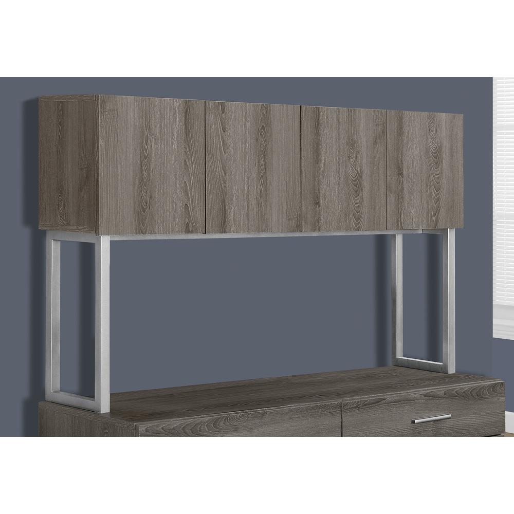Storage, Drawers, File, Office, Work, Brown Laminate, Grey - Monarch