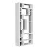 Bookshelf, Bookcase, Etagere, 72H, Office, Bedroom, White Laminate - Monarch