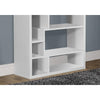 Bookshelf, Bookcase, Etagere, 72H, Office, Bedroom, White Laminate - Monarch