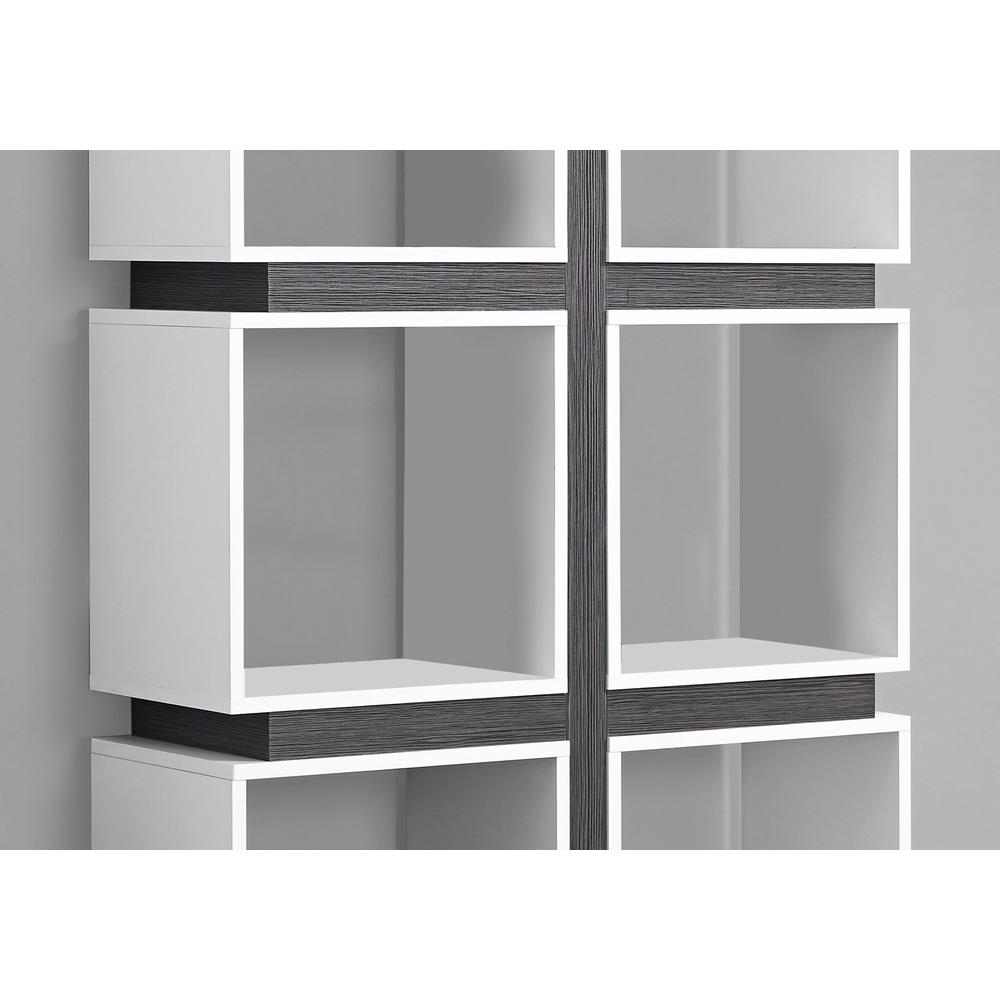 Bookshelf, Bookcase, Etagere, 5 Tier, 71H, Office, Bedroom - Monarch