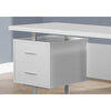 Computer Desk, Home Office, Laptop, Left, Right Set-up, Storage Drawers, 60L - Monarch