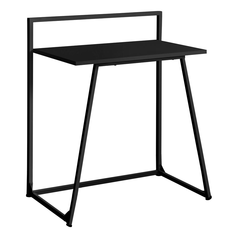 Computer Desk, Home Office, Laptop, 30L, Work, Black Laminate, Black - Monarch