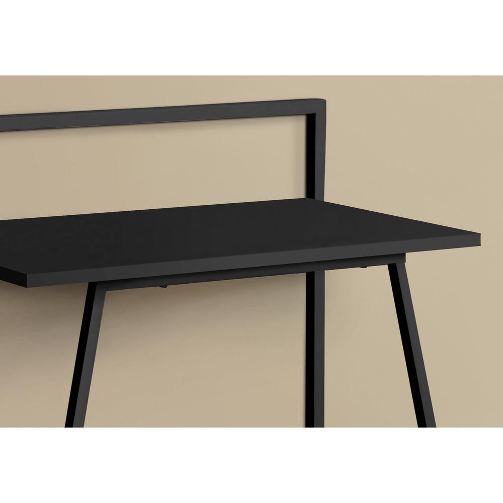 Computer Desk, Home Office, Laptop, 30L, Work, Black Laminate, Black - Monarch