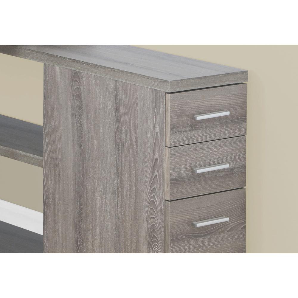 Computer Desk, Home Office, Corner, Left, Right Set-up, Storage Drawers - Monarch