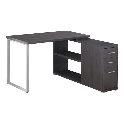 Computer Desk, Home Office, Corner, Left, Right Set-up, Storage Drawers - Monarch