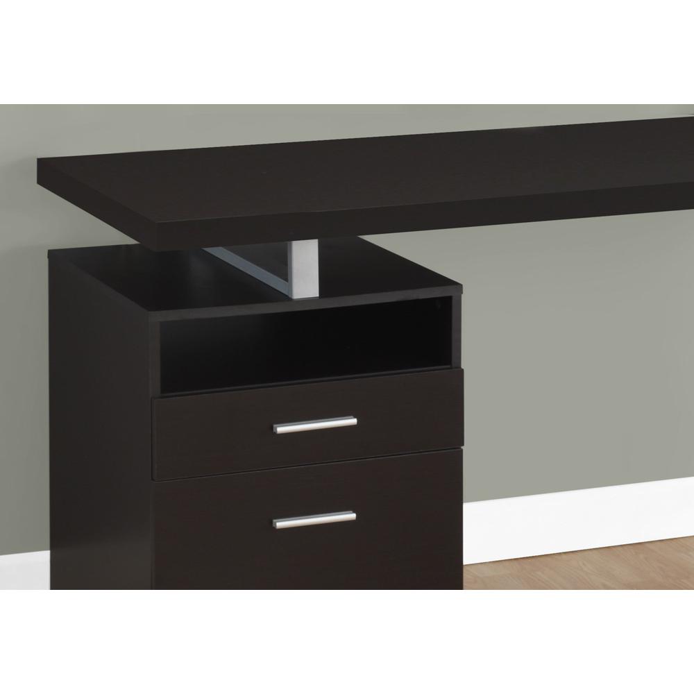 Computer Desk, Home Office, Laptop, Left, Right Set-up, Storage Drawers, 60 - Monarch
