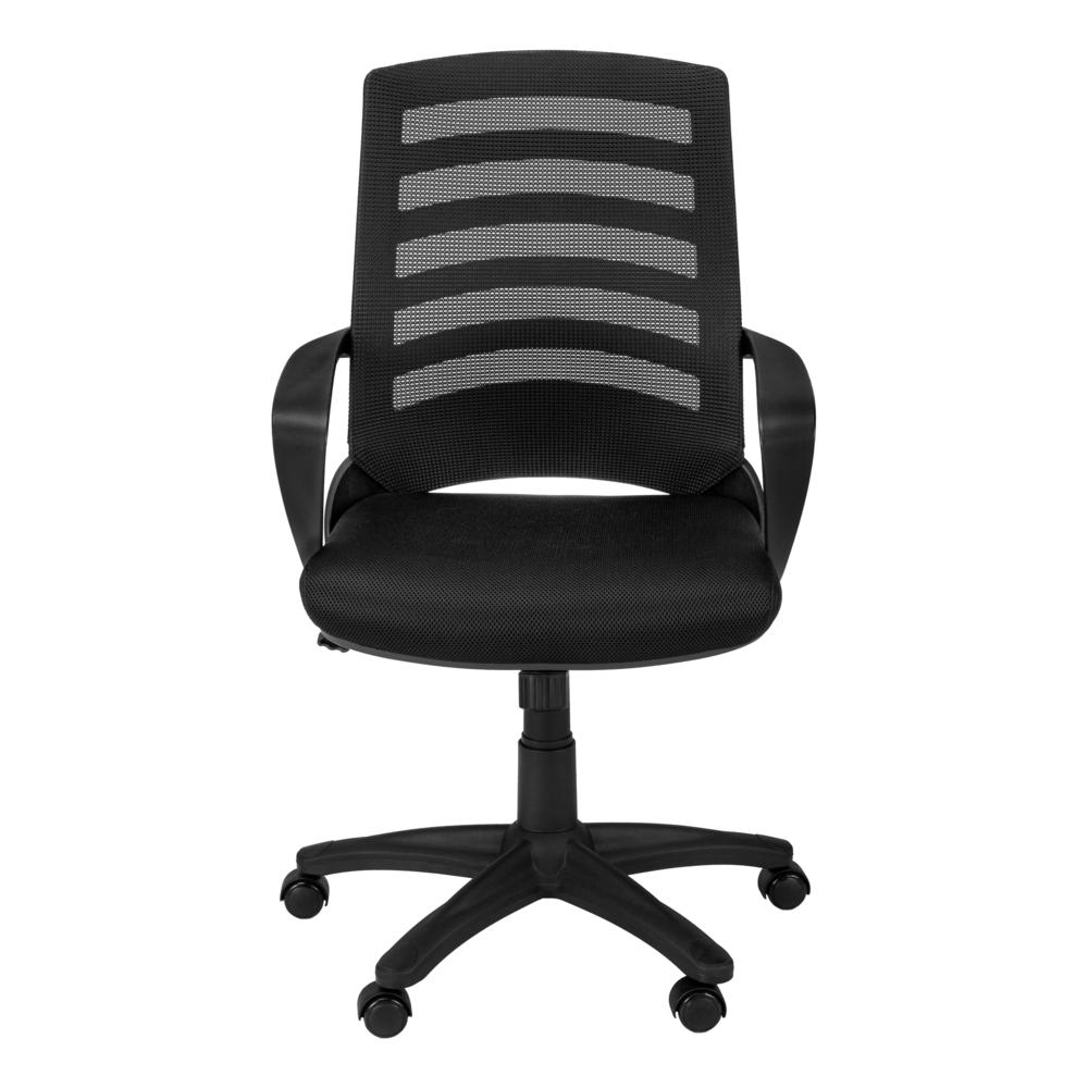 Office Chair, Adjustable Height, Swivel, Ergonomic, Armrests, Computer Desk - Monarch