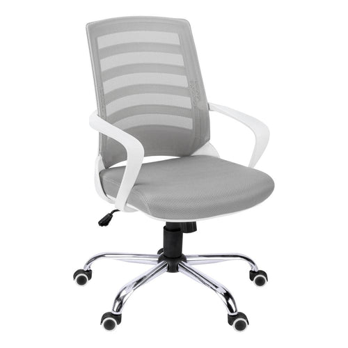 Office Chair, Adjustable Height, Swivel, Ergonomic, Armrests, Computer Desk - Monarch
