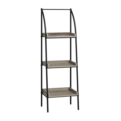 Bookshelf, Bookcase, Etagere, Corner, 3 Tier, 48H, Office, Bedroom - Monarch
