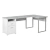 Computer Desk, Home Office, Corner, Left, Right Set-up, Storage Drawers, 80L, L - Monarch