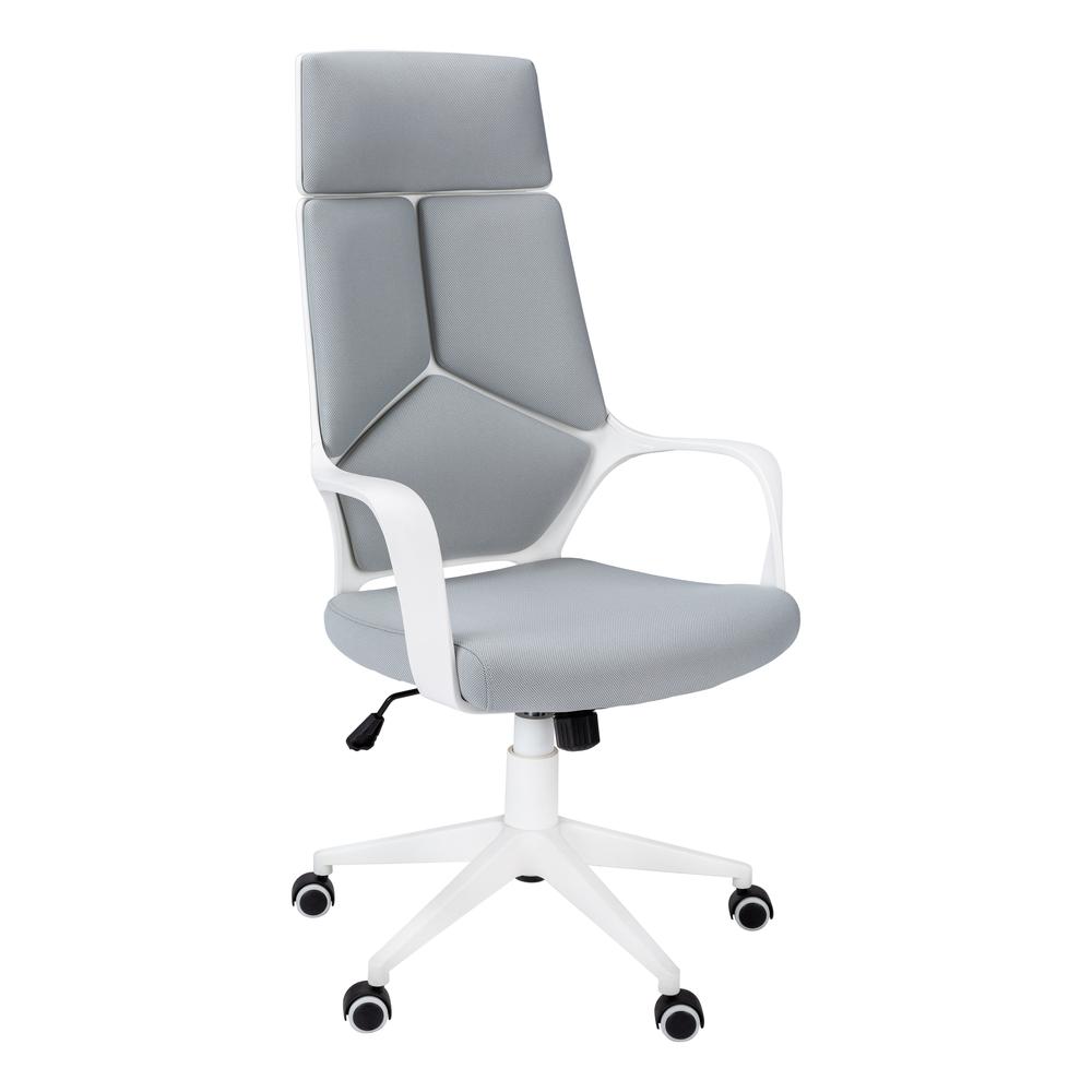 Office Chair, Adjustable Height, Swivel, Ergonomic, Armrests, Computer Desk - Monarch