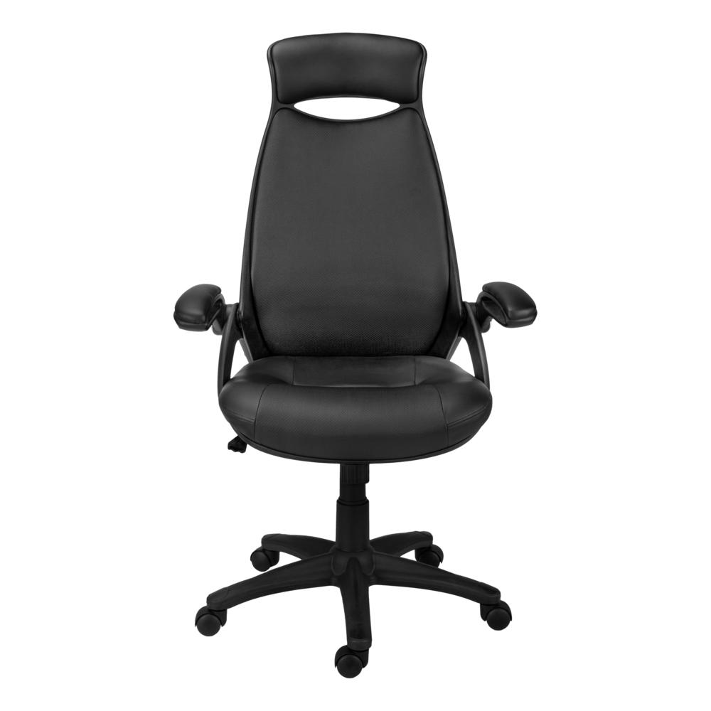 Office Chair, Adjustable Height, Swivel, Ergonomic, Armrests, Computer Desk - Monarch