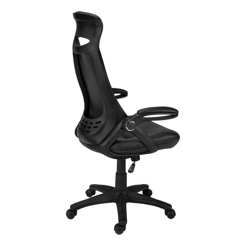 Office Chair, Adjustable Height, Swivel, Ergonomic, Armrests, Computer Desk - Monarch