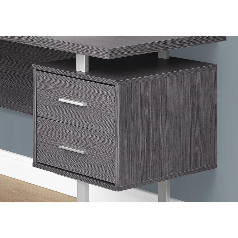 Computer Desk, Home Office, Corner, Left, Right Set-up, Storage Drawers, 70L - Monarch