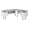 Computer Desk, Home Office, Corner, Left, Right Set-up, Storage Drawers, 70L - Monarch
