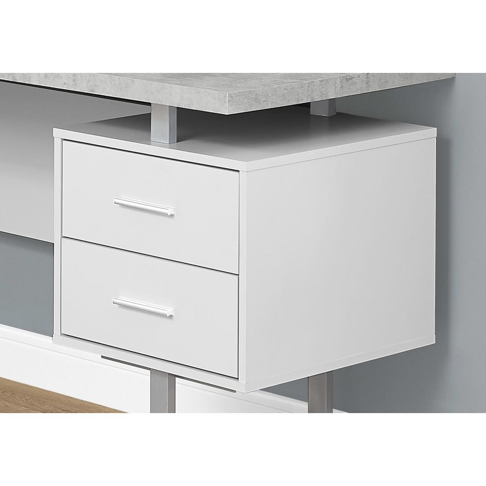 Computer Desk, Home Office, Corner, Left, Right Set-up, Storage Drawers, 70L - Monarch