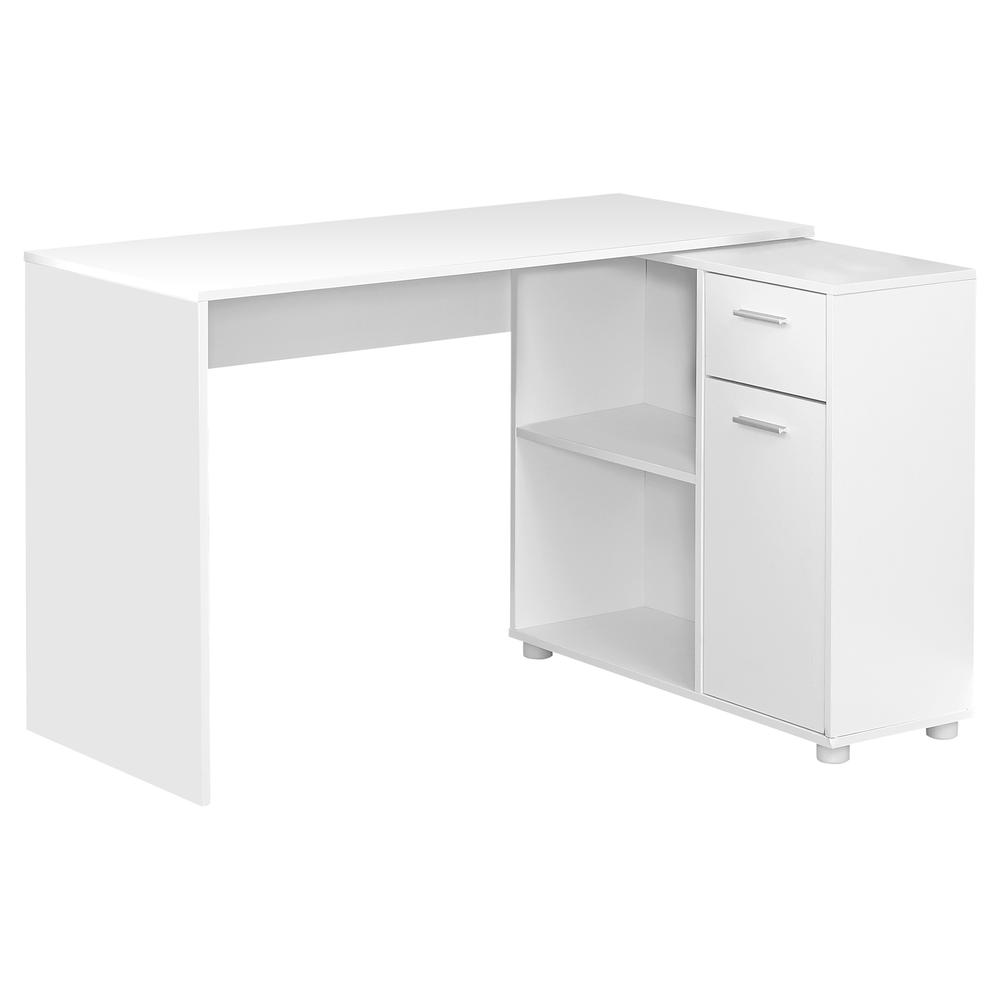 Computer Desk, Home Office, Corner, Storage Drawers, 46L, L Shape, Work - Monarch