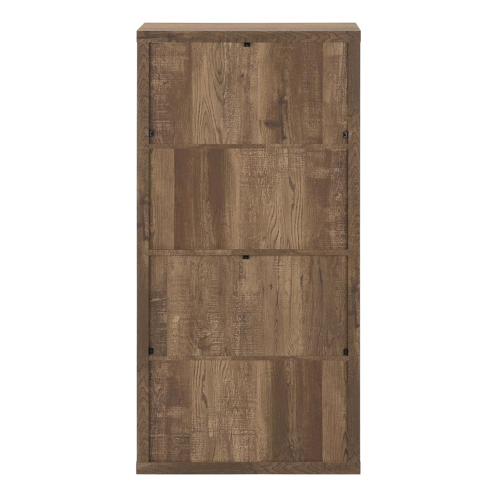 Bookshelf, Bookcase, Etagere, 5 Tier, 48H, Office, Bedroom, Brown Laminate - Monarch